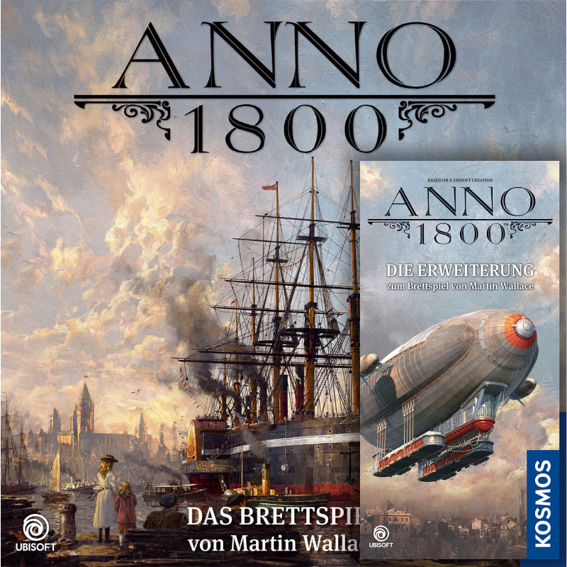 Spielbox von Anno 1800 + Erweiterung